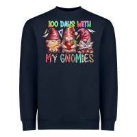 Navy 100 days with my gnomies Heavyweight Sweatshirt - RacoonDesign