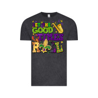 Vintage Black let the good times roll Vintage Tee - CowGirlArtShop