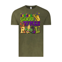 Vintage Olive let the good times roll Vintage Tee - CowGirlArtShop