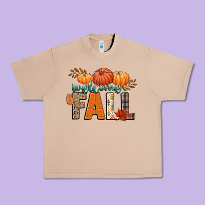 Welcome Fall Urban Heavy Tee Designed By Cowgirlartshop