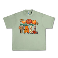 Oil Green welcome fall Urban Heavy Tee - CowGirlArtShop