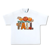 White welcome fall Urban Heavy Tee - CowGirlArtShop