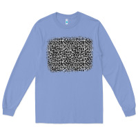 Colony Blue grey leopard background Long Sleeve Tee - OliviaCreatesArt