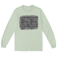 Matcha grey leopard background Long Sleeve Tee - OliviaCreatesArt