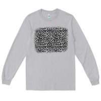 Moon Dust grey leopard background Long Sleeve Tee - OliviaCreatesArt