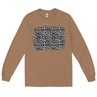 Toasted Coconut grey leopard background Long Sleeve Tee - OliviaCreatesArt