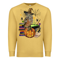 Antique Gold halloween owl Premium Sweatshirt - BarkalooDesign