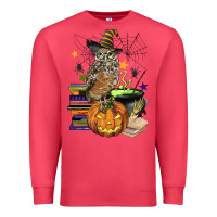 Cardinal halloween owl Premium Sweatshirt - BarkalooDesign