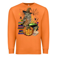 Carrot halloween owl Premium Sweatshirt - BarkalooDesign