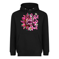 Black breast cancer sunflower Heavyweight Hoodie - BarkalooDesign