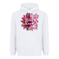 White breast cancer sunflower Heavyweight Hoodie - BarkalooDesign