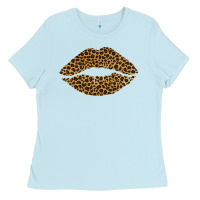 Baby Blue leopard lips Ladies Tee - Bettercallsaul