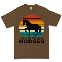 Cacao Just A Girl Who Loves Horses Premium Tee - Bettercallsaul