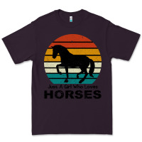 Plum Just A Girl Who Loves Horses Premium Tee - Bettercallsaul