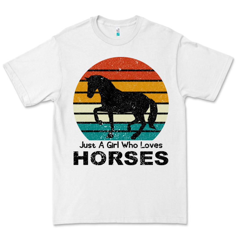 Just A Girl Who Loves Horses Premium Tee by Bettercallsaul | Teevron
