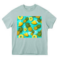 Arona blue pineapple Heavy Core Tee - BarkalooDesign