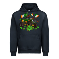 Navy monster truck with shamrocks Urban Hoodie - AdoDesignShop