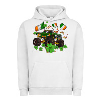 Pigment Lunar Rock monster truck with shamrocks Urban Hoodie - AdoDesignShop