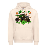 Sandshell monster truck with shamrocks Urban Hoodie - AdoDesignShop