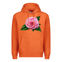 Camellia Flower Premium Hoodie | Teevron