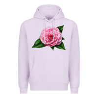 Lilac Camellia Flower Premium Hoodie - LillyAllenDesigns