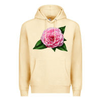Pina Colada Camellia Flower Premium Hoodie - LillyAllenDesigns