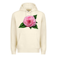 Sandshell Camellia Flower Premium Hoodie - LillyAllenDesigns