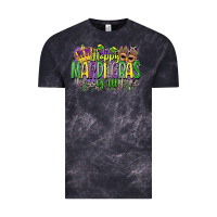 Cloud Black happy mardi gras yall Vintage Tee - CowGirlArtShop