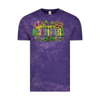 Cloud Purple happy mardi gras yall Vintage Tee - CowGirlArtShop