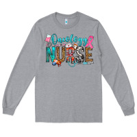 Heather Grey oncology nurse Long Sleeve Tee - OliviaCreatesArt