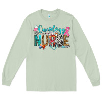 Matcha oncology nurse Long Sleeve Tee - OliviaCreatesArt