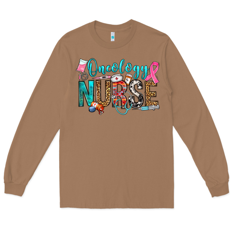 Oncology Nurse Long Sleeve Tee by OliviaCreatesArt | Teevron