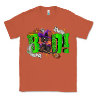 Copper Boo! with black cat Halloween Classic Tee - NancyCooperArtShop