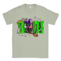 Matcha Boo! with black cat Halloween Classic Tee - NancyCooperArtShop