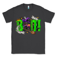 Smoke Boo! with black cat Halloween Classic Tee - NancyCooperArtShop
