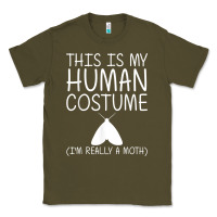 Army Green moth easy halloween human costume insect owlet diy gift t shirt Classic Tee - trangStudio
