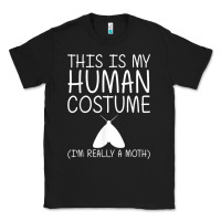 Black moth easy halloween human costume insect owlet diy gift t shirt Classic Tee - trangStudio