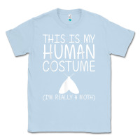 Dusty Blue moth easy halloween human costume insect owlet diy gift t shirt Classic Tee - trangStudio