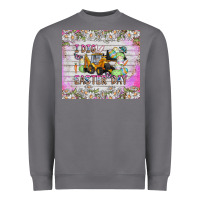 Storm I Dig Easter Day Heavyweight Sweatshirt - CowhideDigitalArt