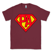 Burgundy physician assistant super hero pa costume halloween gifts t shirt Classic Tee - trangStudio