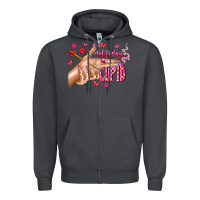 Smoke Not Today Cupid Zipper Hoodie - CowhideDigitalArt