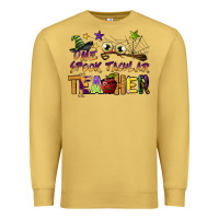 Antique Gold one spook tacular teacher Premium Sweatshirt - BarkalooDesign