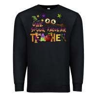 Black one spook tacular teacher Premium Sweatshirt - BarkalooDesign