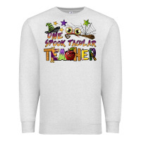 Oatmeal Heather one spook tacular teacher Premium Sweatshirt - BarkalooDesign