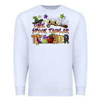 White one spook tacular teacher Premium Sweatshirt - BarkalooDesign