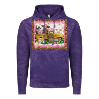 Cloud Purple Easter Day with farm animals tumbler Vintage Hoodie - HowdyJamesFarm