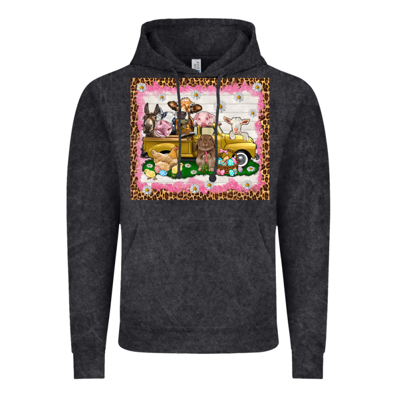 Easter Day With Farm Animals Tumbler Vintage Hoodie by HowdyJamesFarm | Teevron