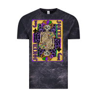 Cloud Black joker mardi gras skeleton Vintage Tee - CowGirlArtShop
