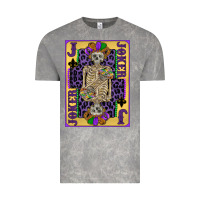 Cloud Rock joker mardi gras skeleton Vintage Tee - CowGirlArtShop