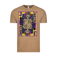 Vintage Coffee joker mardi gras skeleton Vintage Tee - CowGirlArtShop